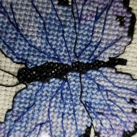 Cross Stitch Butterflies Butterfly Cross Stitch Butterfly Art Butterfly Frame - Picture 5 of 17